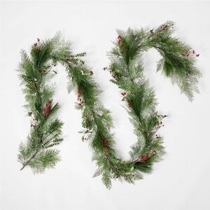 144" Christmas Garland Red/Green - Threshold™ designed with Studio McGee